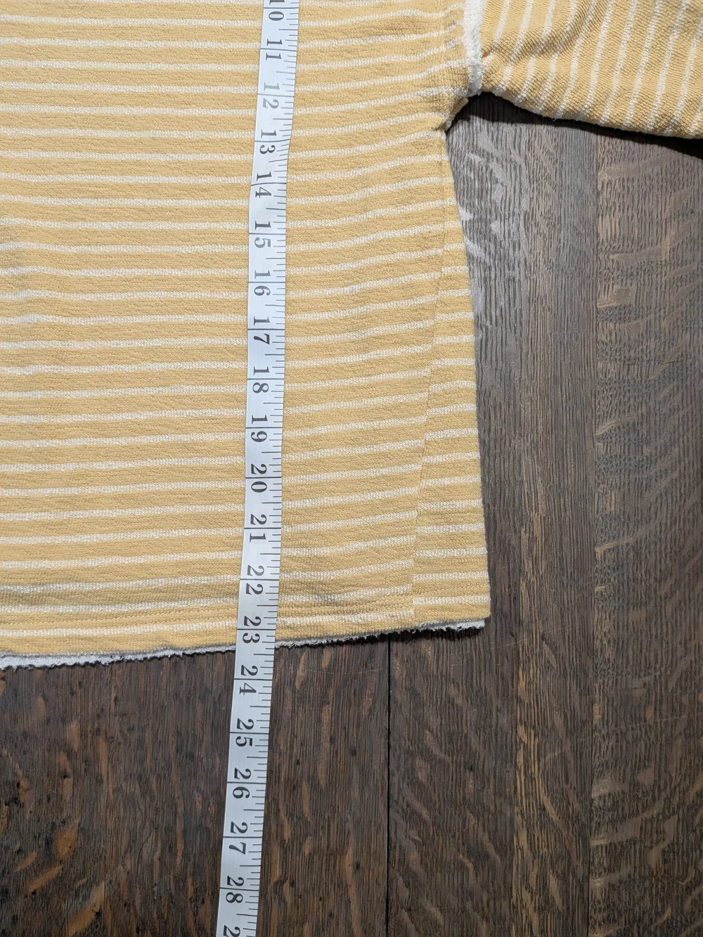 By Together Golden Harvest Yellow & White Striped Sweater